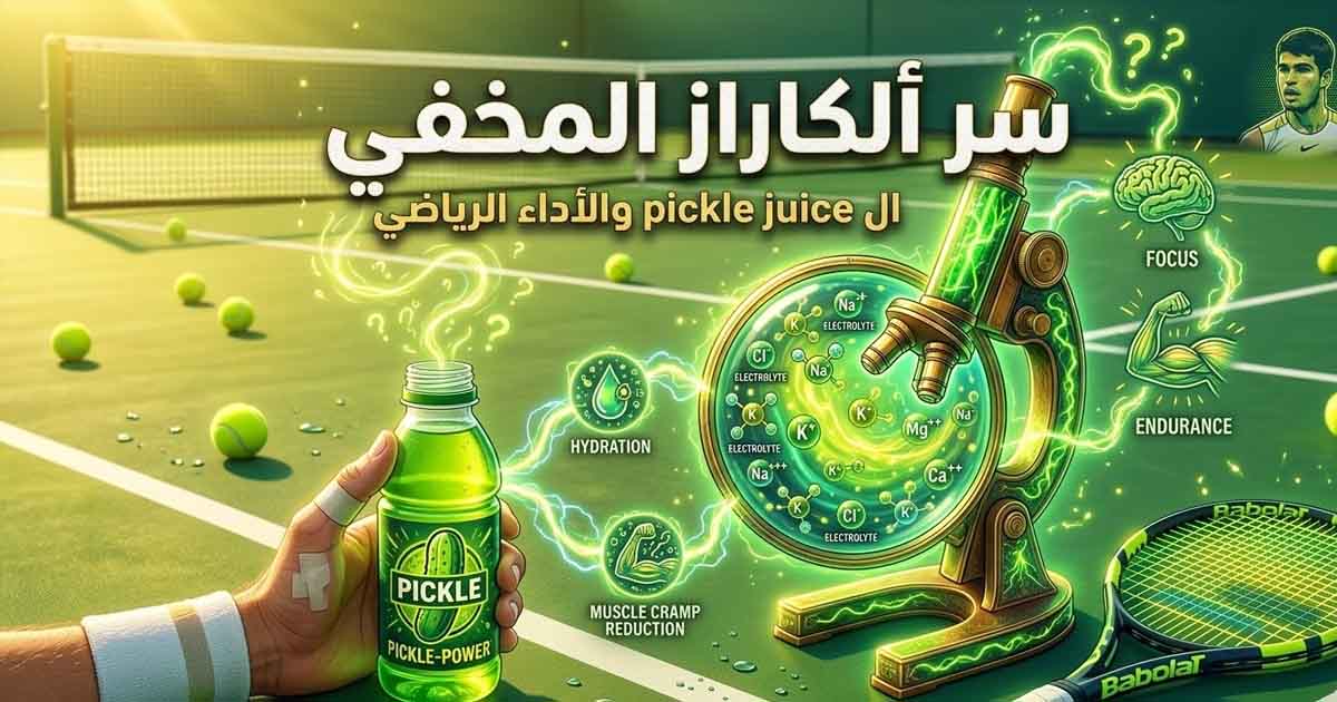 أسرار عصير المخلل: الوصفة الغريبة وراء انتصارات ألكاراز