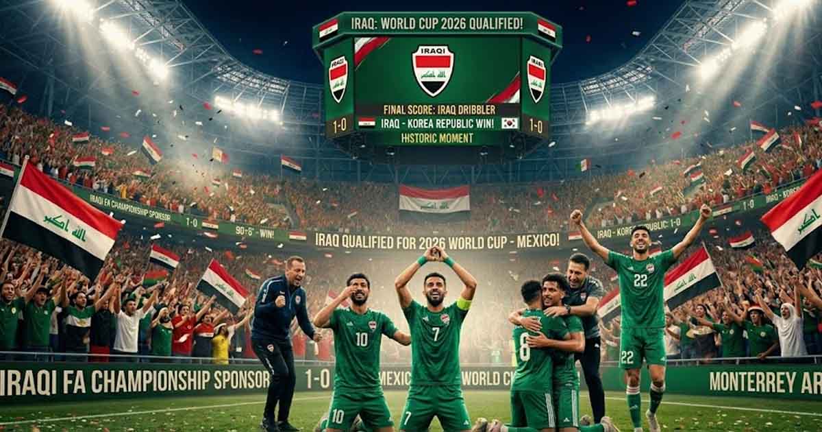 العراق يعود لكأس العالم بعد 40 عاماً.. ملحمة ضد المستحيل من بغداد إلى مونتيري
