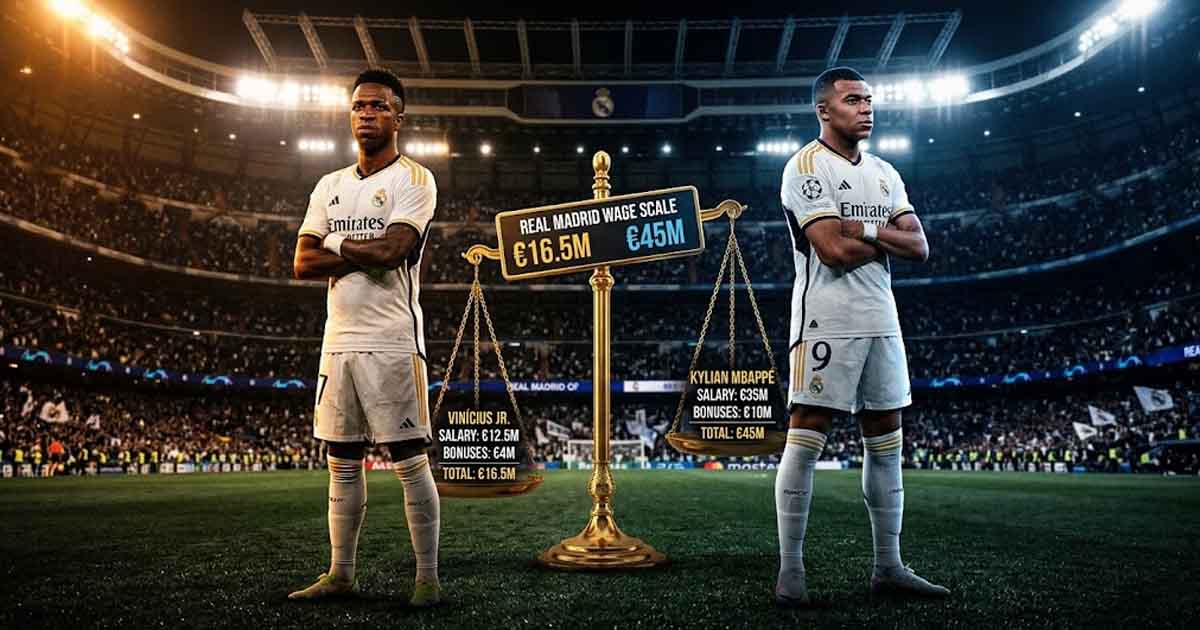 حرب الرواتب في برنابيو: فينيسيوس يطالب بأكثر من إمبابي وعقده يُقلق ريال مدريد