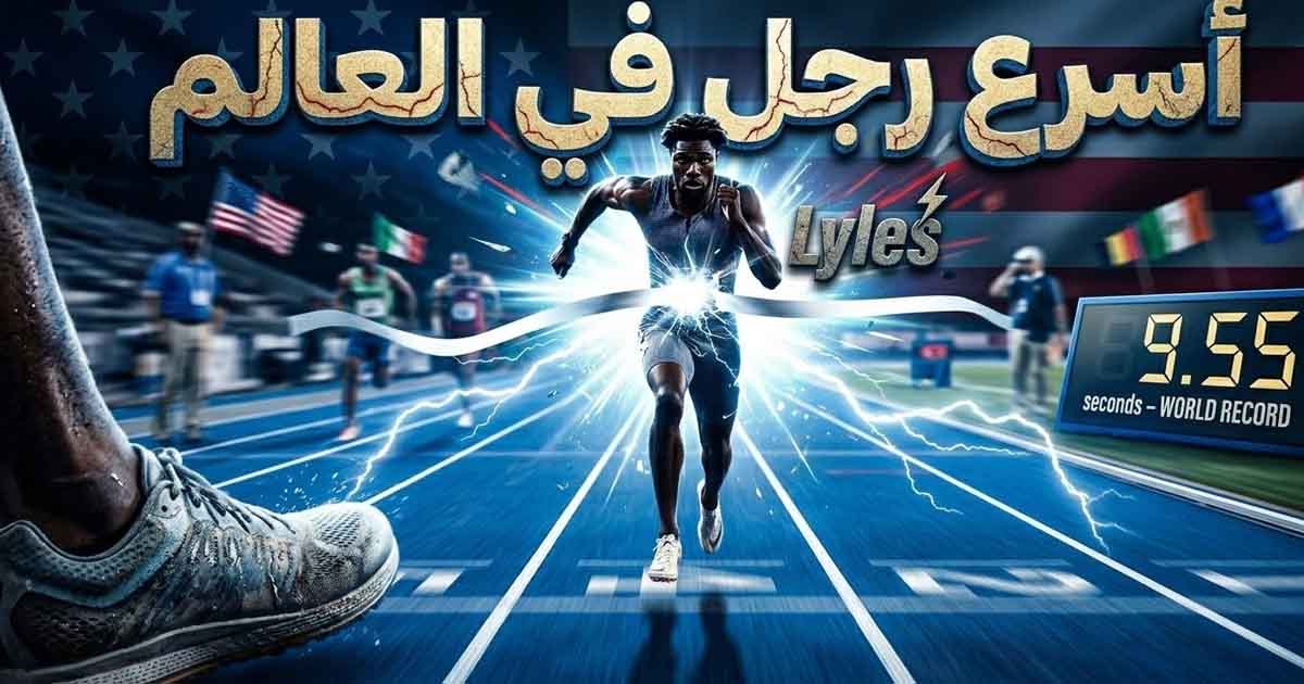 نوح لايلز يُثير العالم بسحق الرقم العالمي في 100 متر من جديد