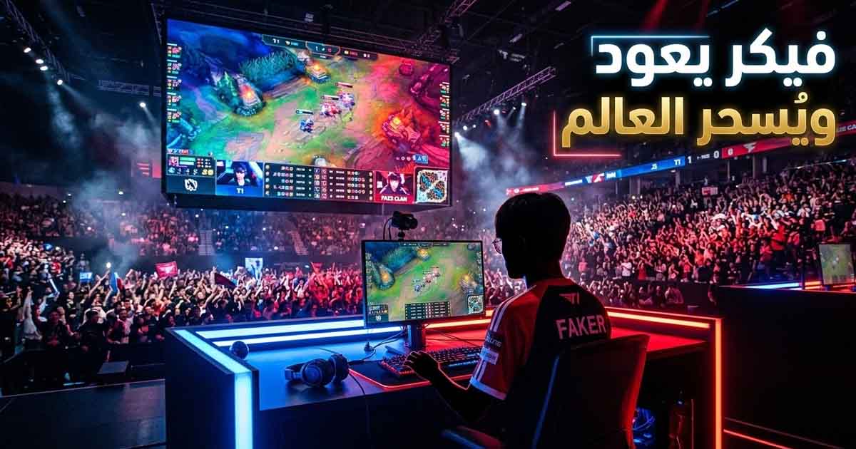 T1 ضد FaZe Clan في قمة الإسبورت: عودة أسطورية لـ Faker يشعل المشهد
